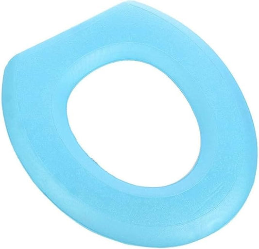 Universal Transparent Anti - Slip Toilet Seat Cover - Fits Most Toilet Sizes, Hygienic & Easy - Clean Toilet Cushion (Precise Dimensions, Fresh & Practical)